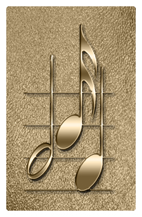 DF35T 382 BZ Music Notes Bronze